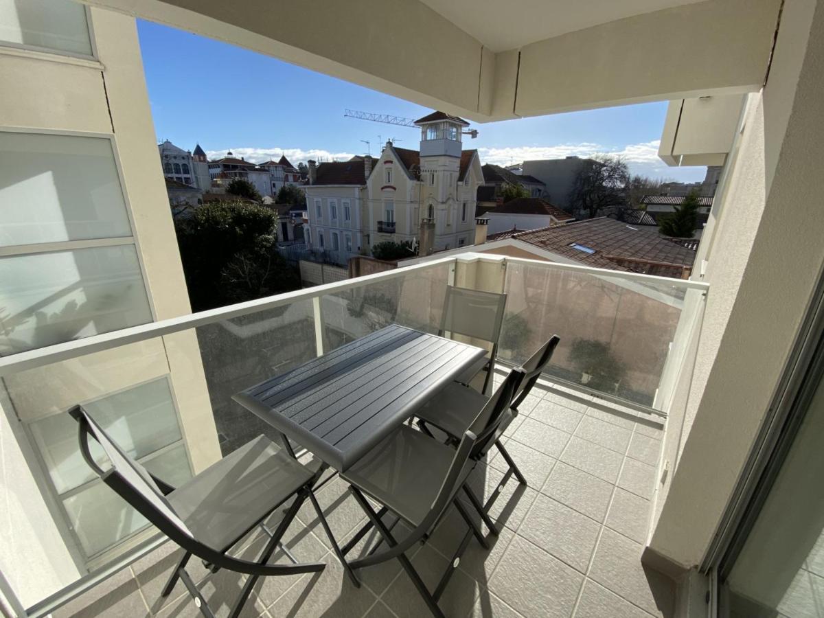 Studio Neuf En Front De Mer Avec Terrasse Et Parking, Ideal Pour 3 Personnes - Fr-1-474-147 Arcachon Exterior foto